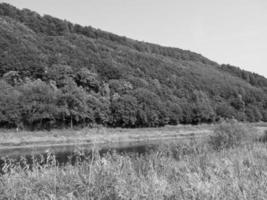 slecht Karlshafen en de weser rivier- foto