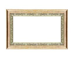 leeg houten vintage frame foto