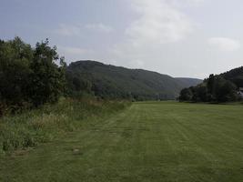 de weser rivier- in Duitsland foto