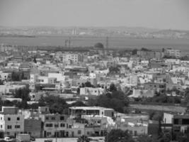 de stad van Tunis foto