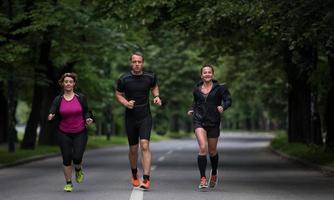 hardlopers team Aan ochtend- opleiding foto