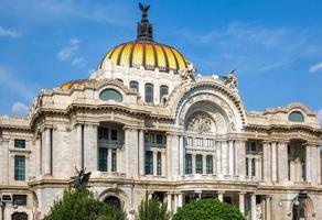 Mexico, paleis van prima kunsten palacio de bella's artes in de buurt Mexico stad zocalo historisch centrum foto