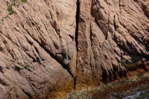 robuust kust, middellandse Zee kust in de Catalaans costa bravoure, sant feliu de guixolen foto