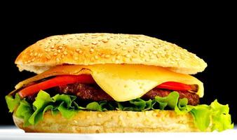 hamburger fastfood foto
