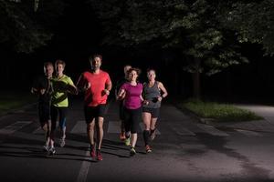 hardlopers team Aan de nacht opleiding foto