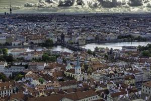 herfst visie van de historisch een deel van Praag foto