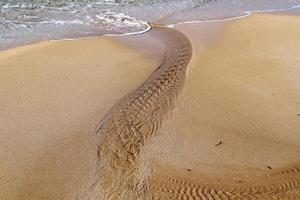 kust van de Middellandse Zee in Noord-Israël. foto