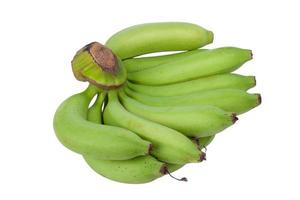 Rijpe bananen bos geïsoleerd op witte achtergrond foto