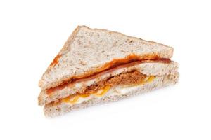 sandwich op wit foto