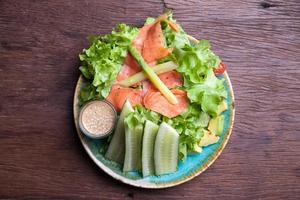 rook Zalm salade foto