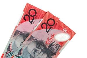 twee Australische twintig dollar biljetten foto