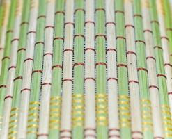 patroon gemaakt door bamboe. foto