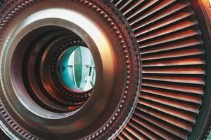 intern ontwerp van een gas- turbine fabriek voor genereren energie. foto