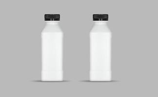 plastic fles mockup ontwerp foto