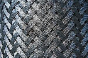 metalen structuur van staal visgraat weven detailopname foto