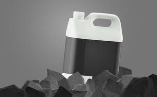 gallon mockup ontwerp foto