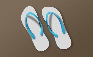 slippers mockup ontwerp foto