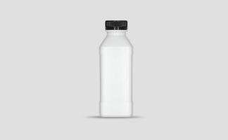 plastic fles mockup ontwerp foto