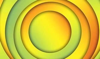 creatief helling achtergrond. abstract cirkel papercut glad kleur samenstelling foto
