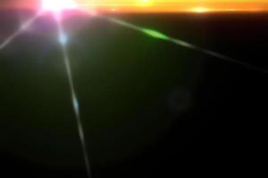 kleurrijk verjaardag laser tonen met sommige rook in de lucht. partij achtergrond foto