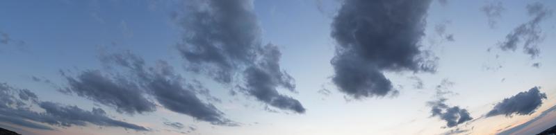 meest mooi antenne visie van dramatisch wolken foto