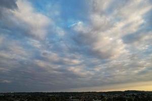 meest mooi antenne visie van dramatisch wolken foto