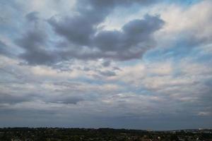 meest mooi antenne visie van dramatisch wolken foto