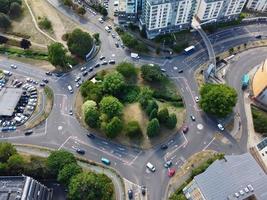 prachtig antenne visie van hemel hennepstad Engeland uk stad- van Engeland foto