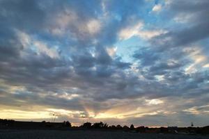 meest mooi antenne visie van dramatisch wolken foto