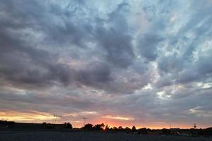 meest mooi antenne visie van dramatisch wolken foto