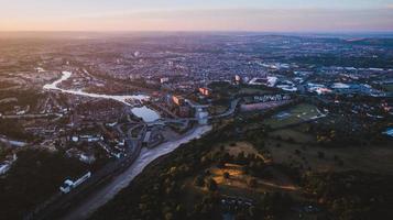 antenne panorama van Bristol, Verenigde koninkrijk foto