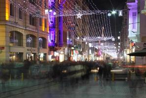 istiklal straat in Istanbul foto