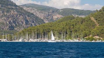 gocek stad- in turkiye foto