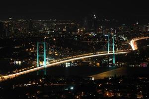 Bosporus-brug, Istanbul, Turkije foto