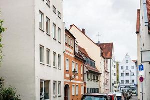 oud woon- kwartaal in Augsburg stad- foto