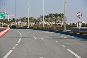 weg in abu dhabi, Verenigde Arabisch emiraten foto