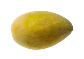 rijpe mango op witte achtergrond foto