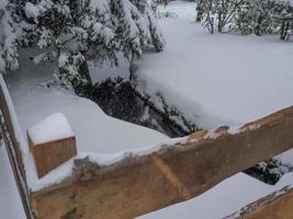 sneeuw in Duitsland foto