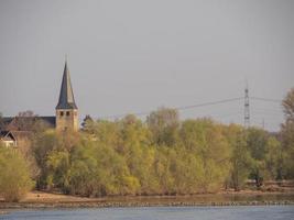 de Rijn rivier- in de buurt Keulen foto