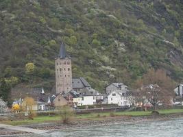 de rivier- Rijn in Duitsland foto