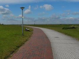 baltrum eiland in de noorden zee foto