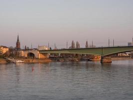 de rivier- Rijn in Duitsland foto