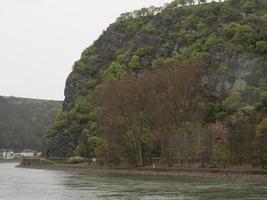 de rivier- Rijn in Duitsland foto