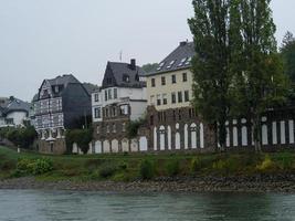 koblenz en de rivier- Rijn foto