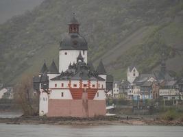 de rivier- Rijn in Duitsland foto