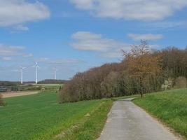 wandelen in de Duitse baumberge foto