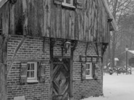 winter tijd in te Duitse münsterland foto