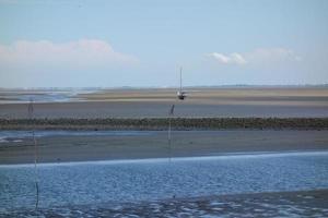 baltrum in de noorden zee foto