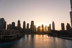 musical fontein in Dubai foto