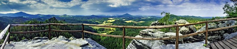 de landschap van Tsjechisch Zwitserland foto